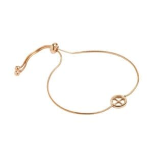 Bijou Acier Or Rose