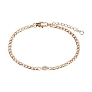Bijou Acier Or Rose