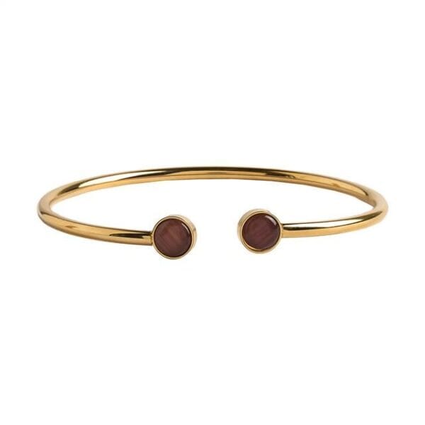 Bijou Acier Marron